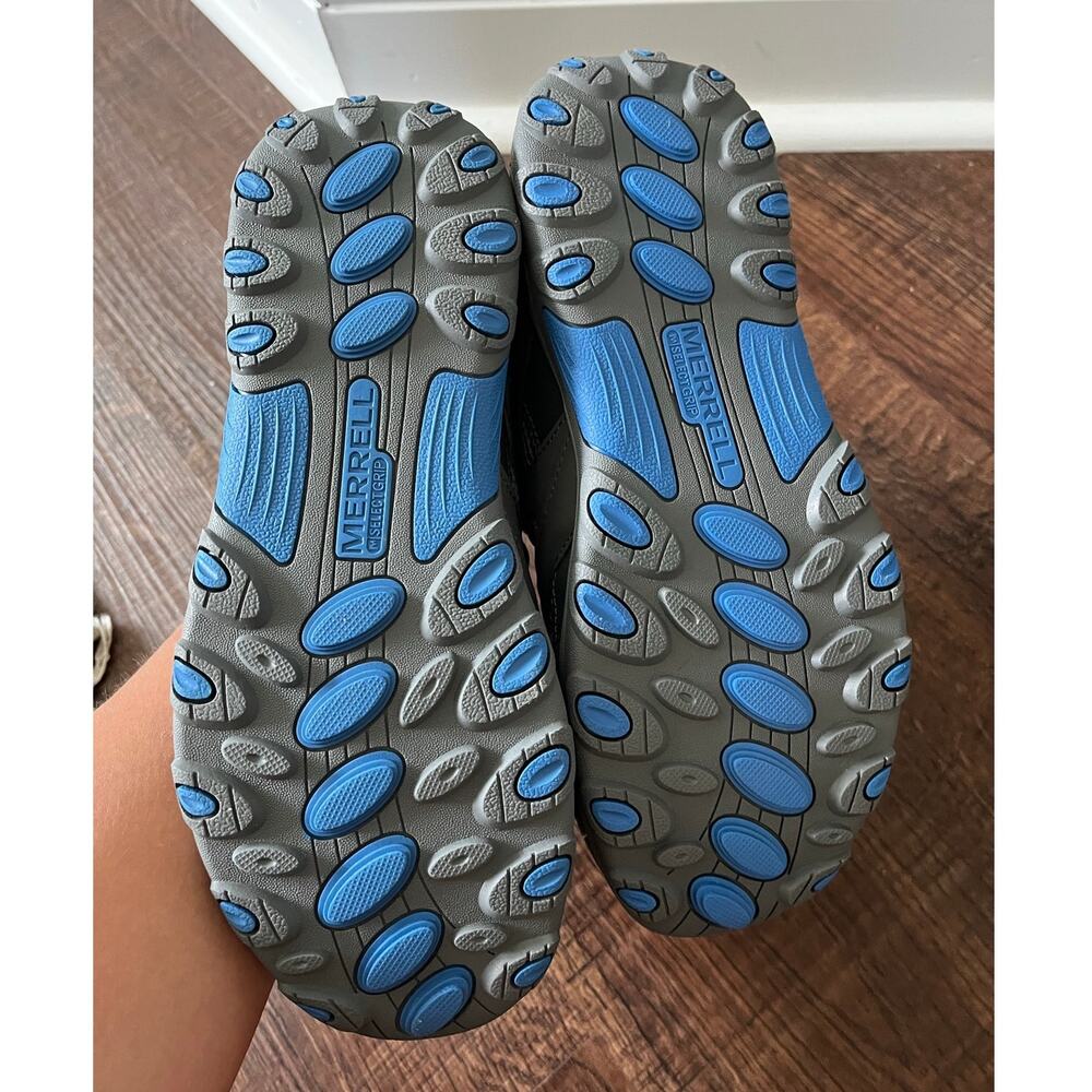 Merrell Trail Chaser Hiking Shoe Gray Boys Size 6M Size EU 37 New with box - Picture 8 of 8